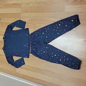 Gap girls long sleeve long pants  size small set pajamas